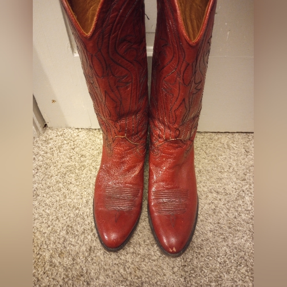 Women's Red Dan Post Boots size US 7.5